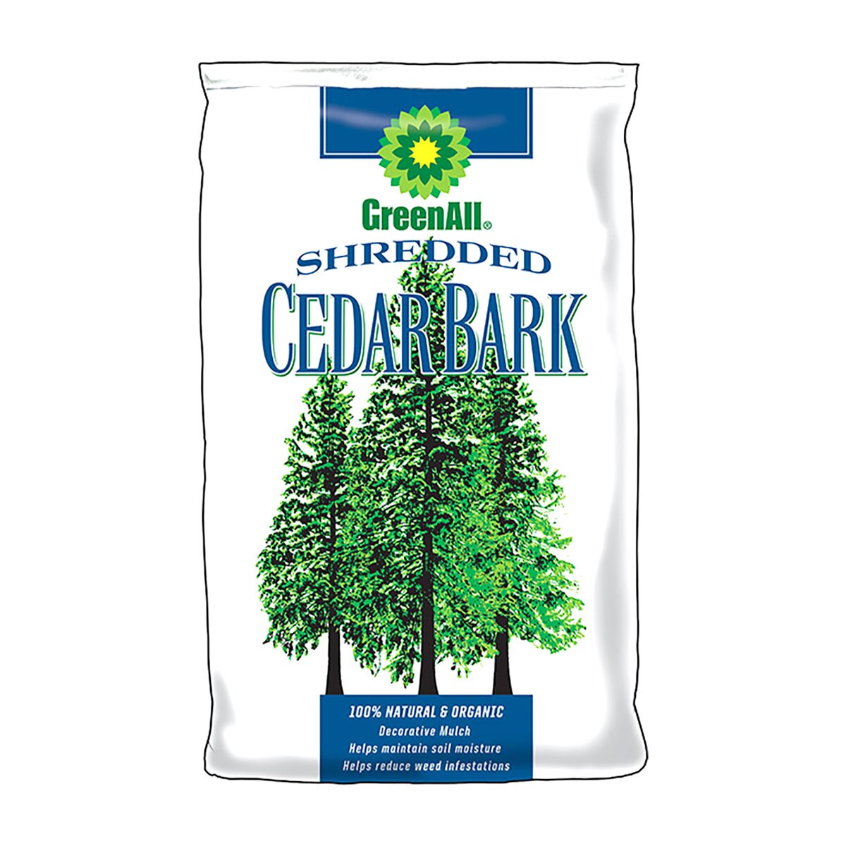 Grade A Cedar Bark Mulch 2 cu. ft. Bag | SiteOne